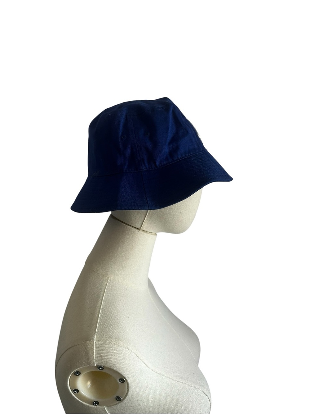 LA Blue Bucket Hat – Minimal Streetwear Aesthetic, 100% Cotton Sporty Casual - Picture 2 of 13